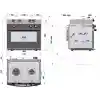 Eno Allure 2 Çift Ocaklı Fırın