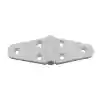 Lalizas Polyamid Menteşe Double Oval 110x40mm Beyaz