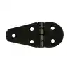 Nuova Rade Plastik Menteşe Semi-Oval 90x40x4.5mm Siyah