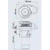 Maxwell RC-6 500W 12V 6 mm Dik Irgat