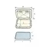 Nuova Rade Plastik Dolap 353x606 mm