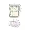 Nuova Rade Plastik Dolap 353x606 mm