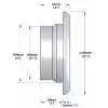 Oceanair vent - light 12V KROM