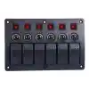 Otomatik Sigortalı ve Işıklı Switch Paneli - 6 Anahtar