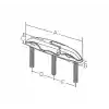 Paslanmaz Çelik Koç Boynuzu 152mm