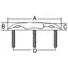 Paslanmaz Çelik Koç Boynuzu 253mm