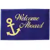 WelcomeMat,Destek Yüzlü,Pvc Mavi 40 X 90Cm