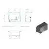 Planus Siyah Full Glass Touch Panel 2 Butonlu