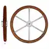 SAVORETTI T6N Modern Teak Dümen Simidi - 45cm