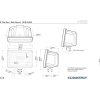 SPR-8-RM BEYAZ 8 KOMPAKT POD, RAYA MONTAJ