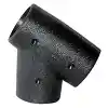 Lalizas 44052 T-fitting 60° Rails Ø 22mm Siyah