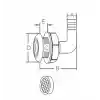 Tank havalandırma 90°