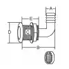 Tank havalandırma 90 DERECE 33MM