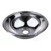 Tekne - Karavan için Krom Evye Lavabo, Ø 26cm, Derinlik: 9cm