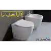 Wave 24V Beyaz Taş Tuvalet - Karavan ve Tekne İçin