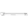 Yuvarlak modern hatch 610mm