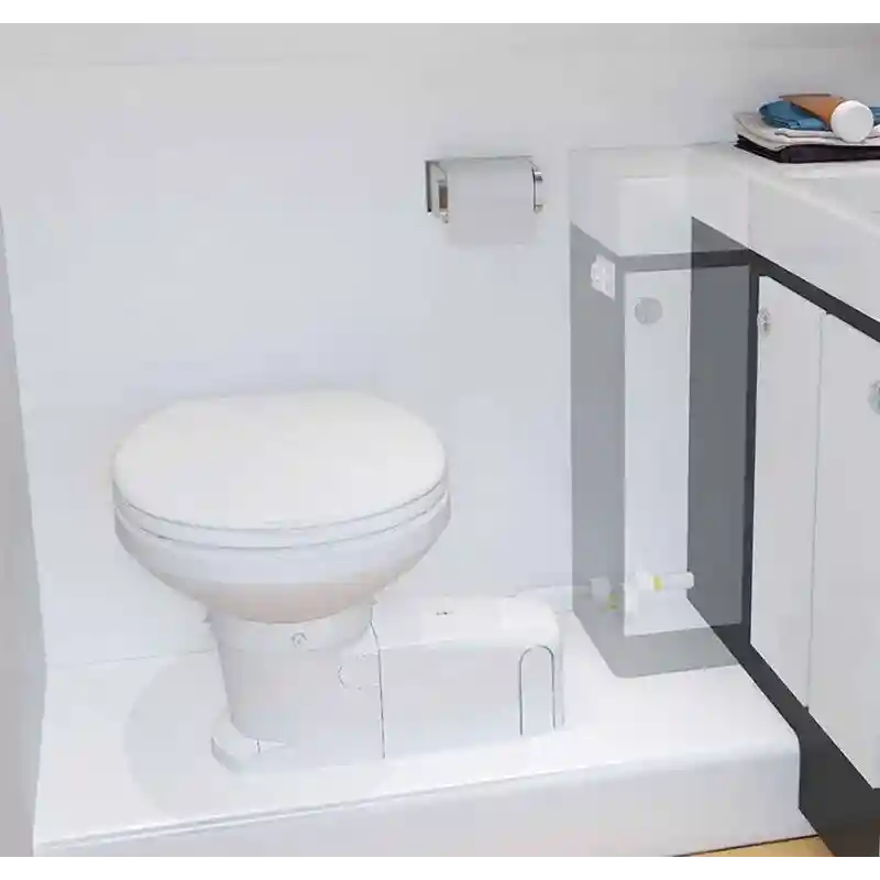 Sanimarin Maxlite+ S Elektrikli Marin Tuvalet - 24v