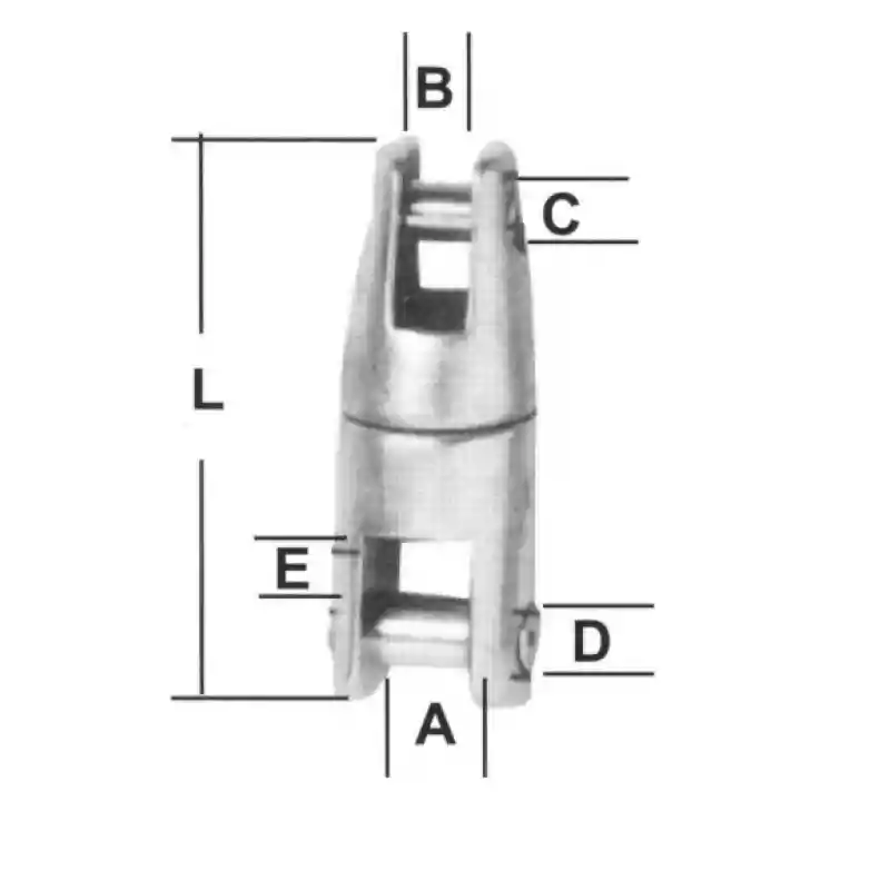 Çıpa Zincir Bağlantı Konnektörü, 6 & 8mm Zincir İçin