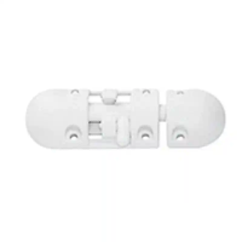 Anti-Rattle Barrel Bolt, Plastik, Beyaz