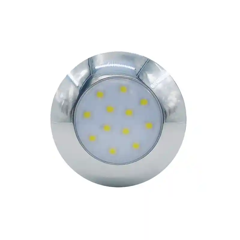 Aqualed Tavan Lambası, 12 Leds, 12V-28V, Krom