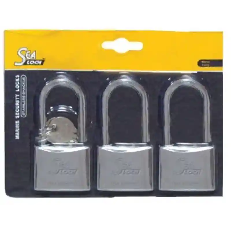 Asma Kilit Seti 3Lü Uzun Halkalı, 30mm., Birleş