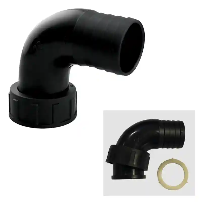 Bağlantısı 90º, G11/2, Ø 38mm, Fem. Blızz.-Bora-Zef.