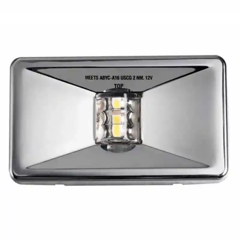  Dikdörtgen Kıç Feneri, Krom Kapaklı, Led 12V