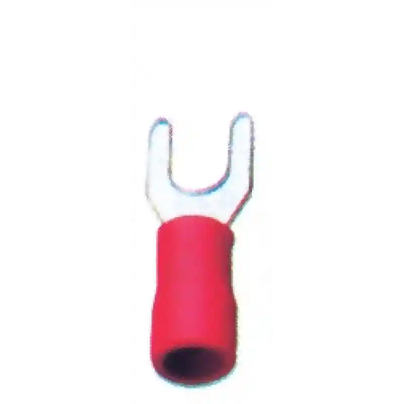 Düz U Yüzey Bağlayıcı,Kırmızı,4,3mm,0,25-1,15-50Ad