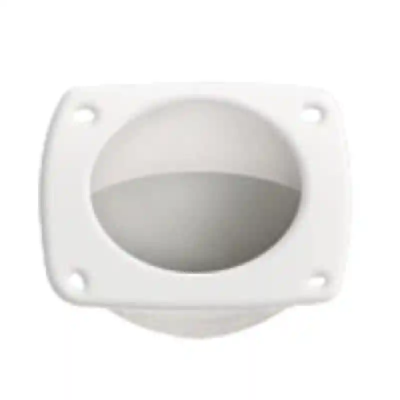 Finger Flush Pull, Ø 44mm, 57X57mm, Plastik, Cream