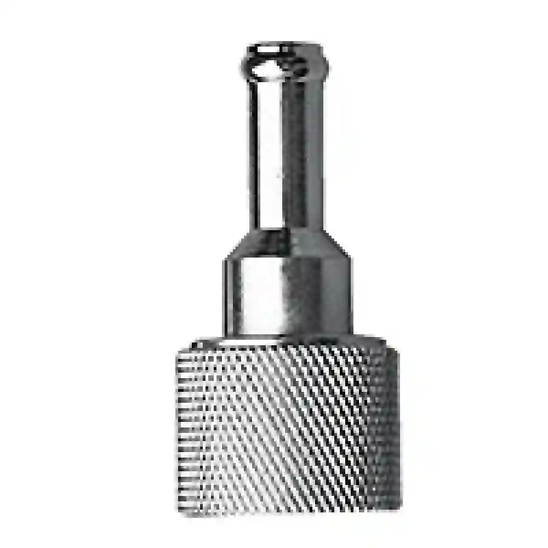 Fuel Line Tank Fem.Conn. Ø 8mmbarb, Chr.Brass Suz/Chr