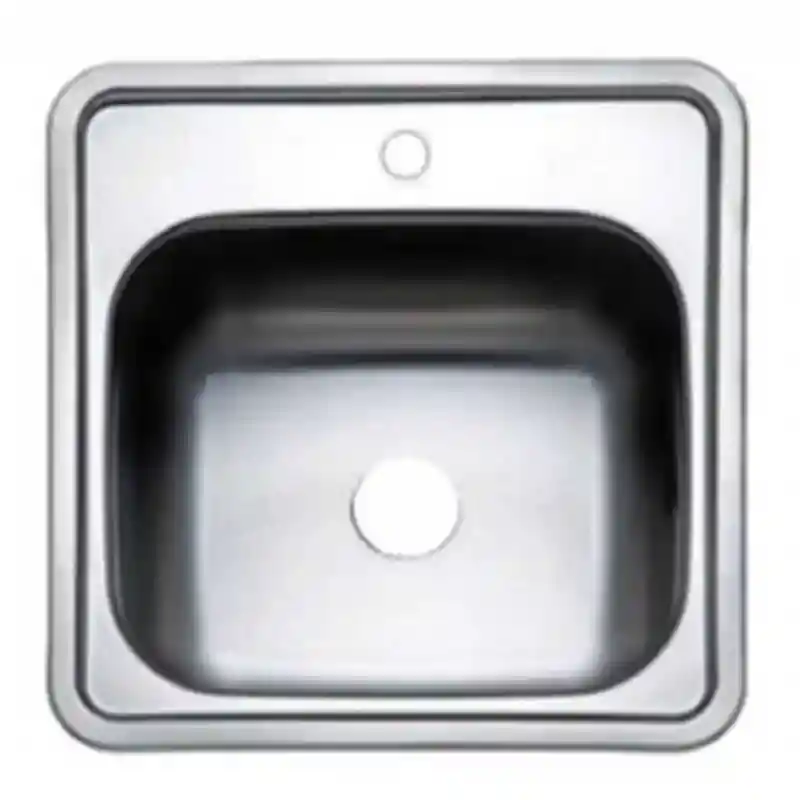  Krom Kare Evye, Musluk Delikli 38x38 cm