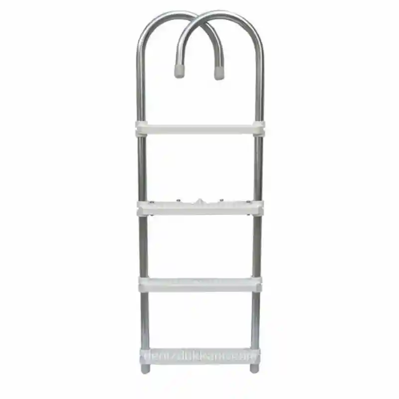  Portatif Katlanabilir Alüminyum Tekne Merdiveni 3 Basamak 84cm