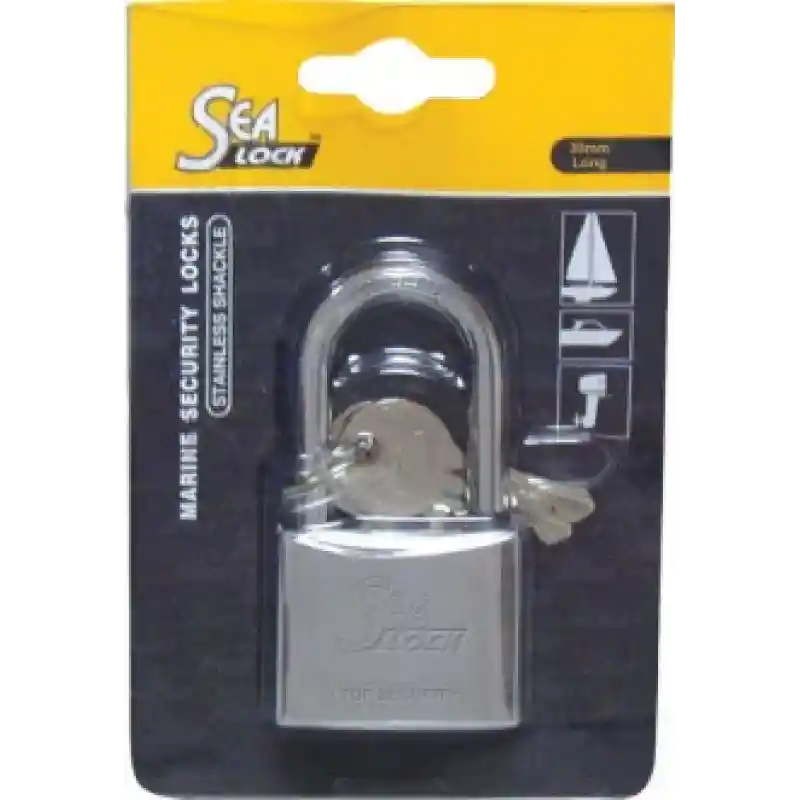 Sea Lock Marin Asma Kilit, Uzun Kelepçeli 30mm
