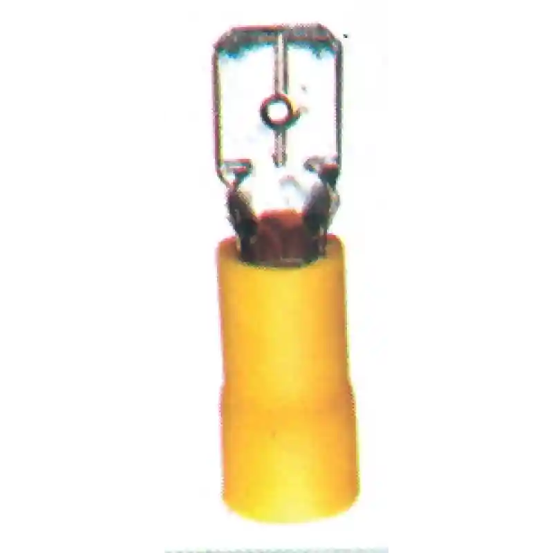 Soket-Düz Yüzey Girişli,Sarı, 2,5-6mm2 25Adet