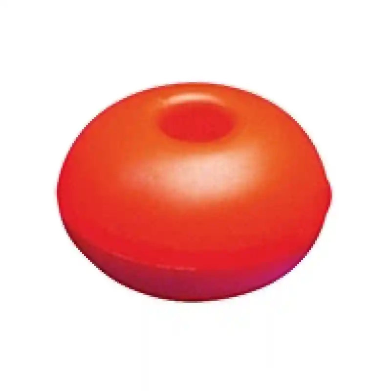 Surface Float W/Hole, Round, Ø 57mm, Orange