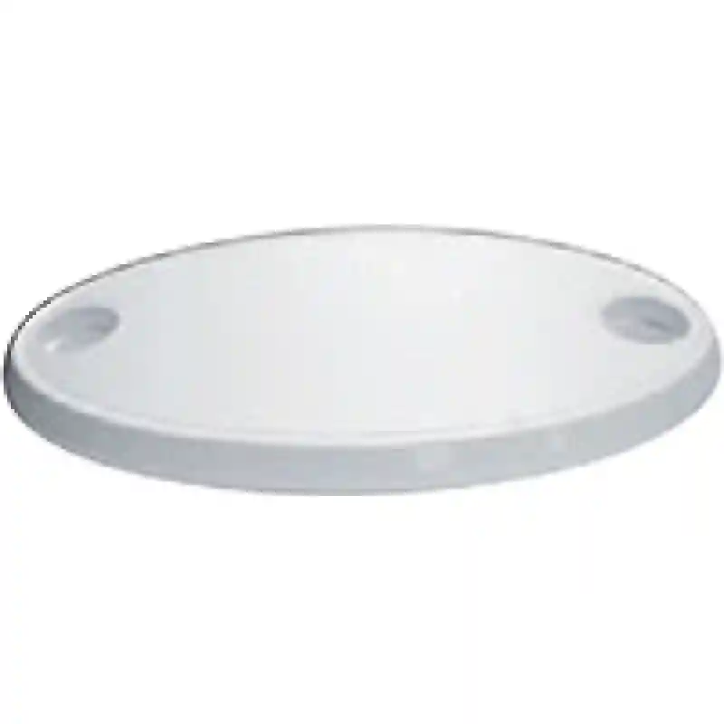 Table Top Oval W/2 Glassholders, 450X760mm, Asa Beyaz