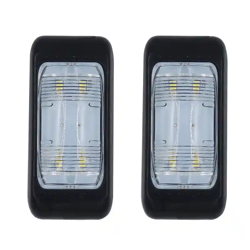 Tepe/Romörk Lambası 4 Leds, 12V&28V, Siyah 2 Ad.Lik Set