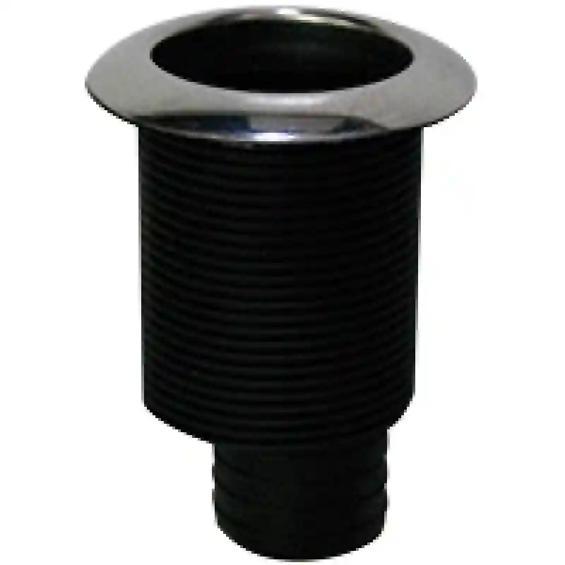 Thru-Hull 1 ½ W/Displ.Hosebarb Ø 31mm İnox Fl. L117mm