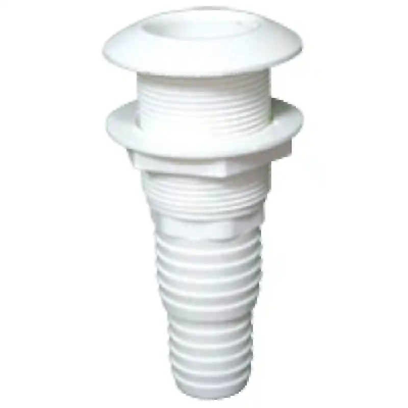 Thru-Hull Easy Mount 1 1/4, F/Hose Ø 28/35mm, Beyaz