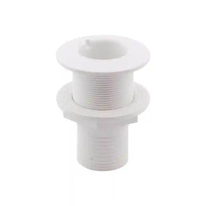 Thru-Hull Fitting 2, W/Hose Barb Ø 51mm, Beyaz