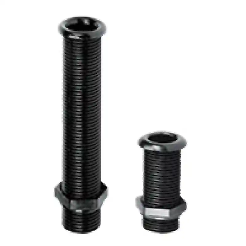 Thru-Hull Threaded, W/Stand. Flange, 1,İnt. Ø 25mm, L62mm, Beyaz