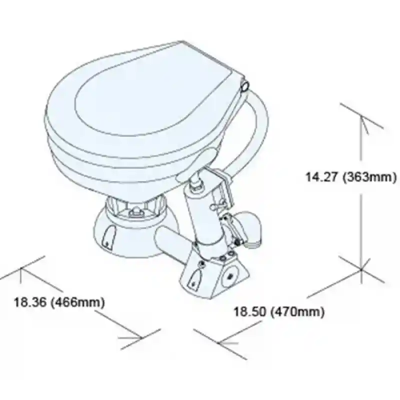 TMC Manuel Marin Tuvalet Büyük Taş (yeni Model)