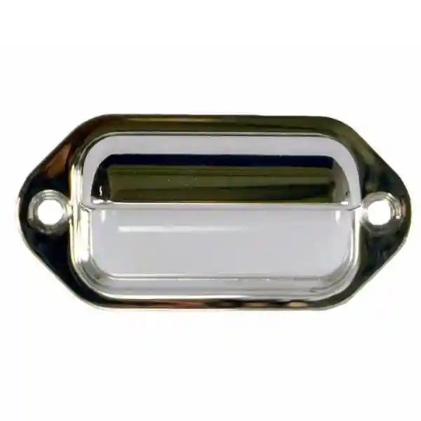  3 Ledli Basamak Lambası Kromaj 12V - Mavi