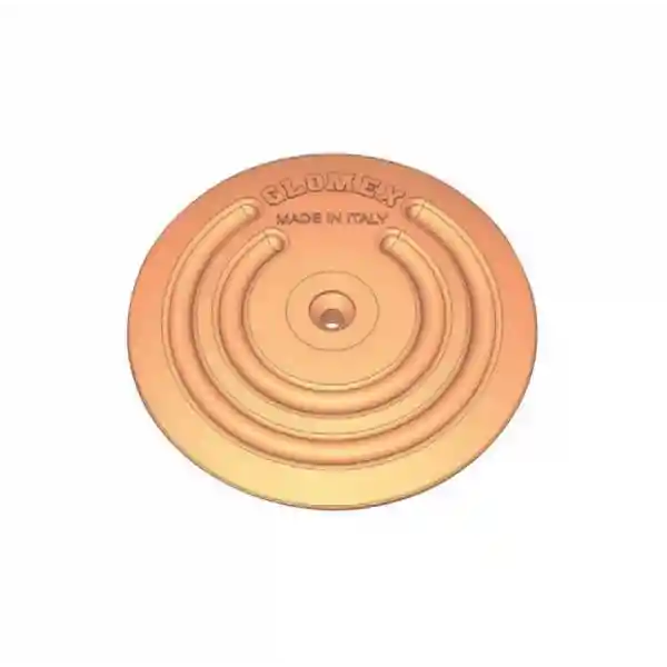 GLOMEX Topraklama Plakası Elektroliz Anotu 128mm Tip: Yuvarlak