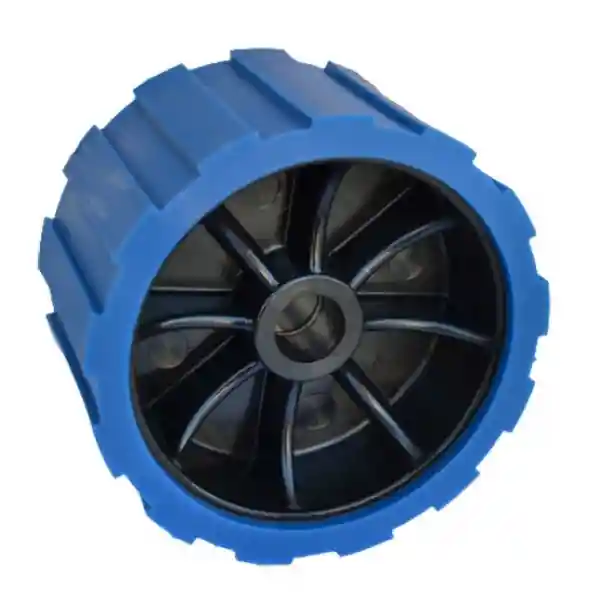  Renkli Poliüretan Römork Yan Dayama Tekerleği - Mavi