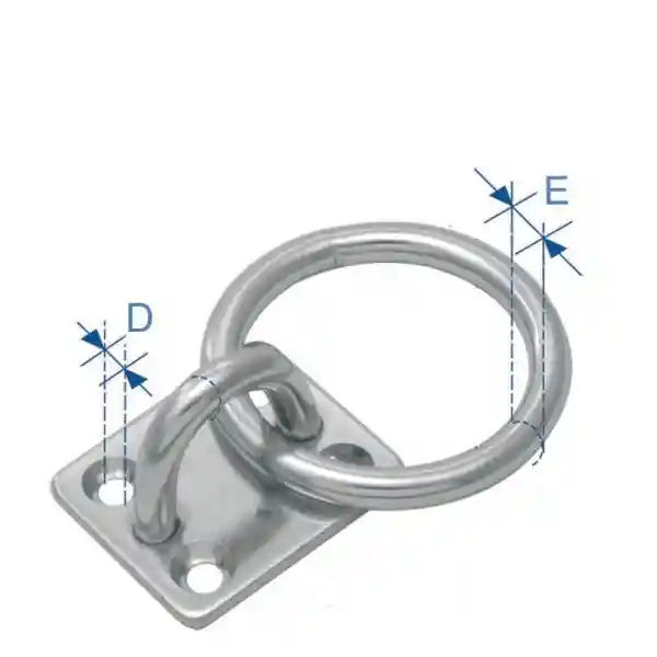 Spare Pad W/Eye Rıng Staınless Stell Dıam 6