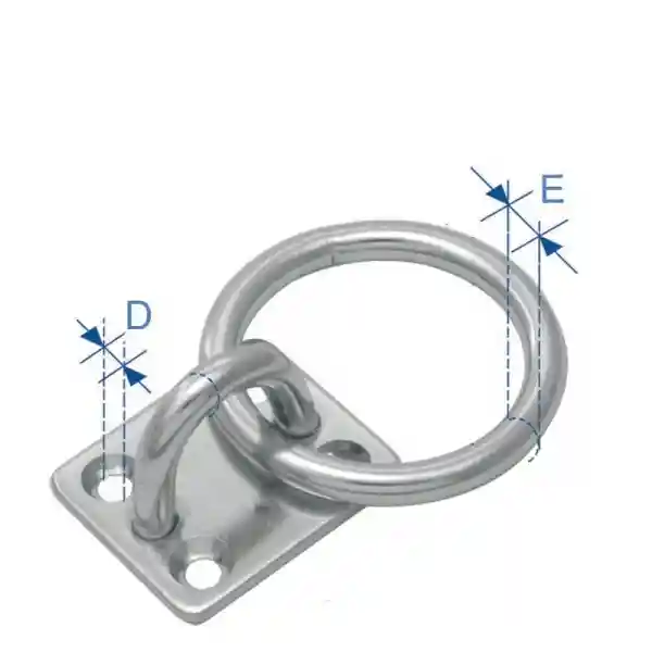 Spare Pad W/Eye Rıng Staınless Stell Dıam 8