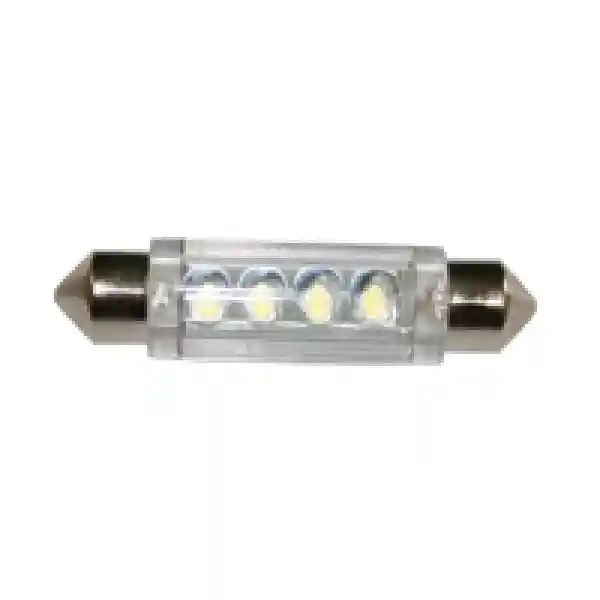 Ampül 12V, Led, T11, Sv8.5-8, Cool Beyaz - 4 Leds, 11X41mm
