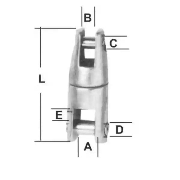 Çıpa Zincir Bağlantı Konnektörü, 6 & 8mm Zincir İçin