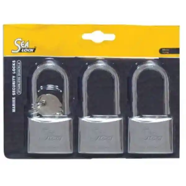 Asma Kilit Seti 3Lü Uzun Halkalı, 30mm., Birleş